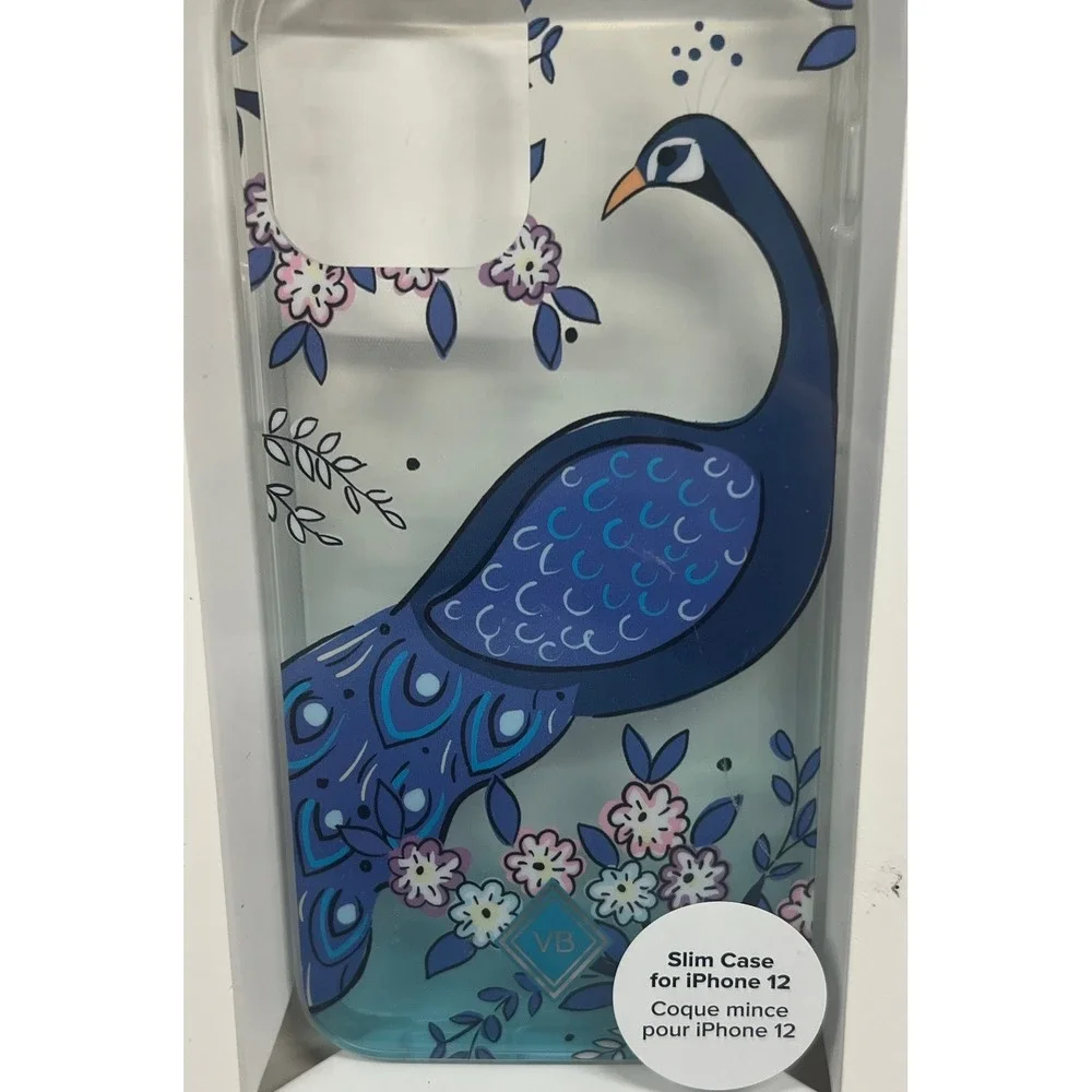 Vera Bradley iPhone 12 Slim‎ Phone Case Peacock Felicite Cover NEW